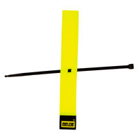 RIP-TIE（リップタイ） ケーブルハンガー 25.4mmX228.6mm 10本入 ネオンイエロー S-09-010-NY（直送品）