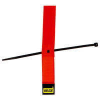 RIP-TIE(リップタイ) ケーブルハンガー 25.4mmX228.6mm 10本入 オレンジ S-09-010-O 1袋(10本)（直送品）