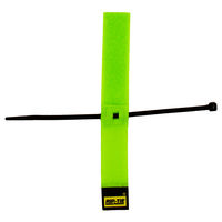 RIP-TIE（リップタイ） ケーブルハンガー 25.4mmX228.6mm 100本入 ネオングリーン S-09-100-NG（直送品）