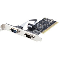 シリアル増設カード／2x 232C／Win & Linux　PCI2S5502　1個　StarTech.com（直送品）