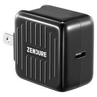 <高速充電器/ZENDURE>SuperPort 30W ブラック GaN搭載軽量コンパクト充電器 USB-C PD ZD1P30PD-B（直送品）