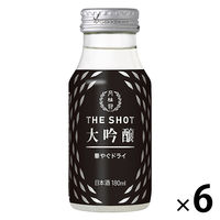 月桂冠 THE SHOT 華やぐドライ＜大吟醸＞ 180ml×6本