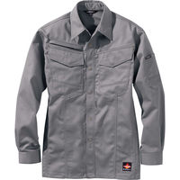HOOH 難燃シャツ 4207-7グレー6L 村上被服 1着（直送品）