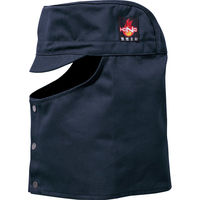 HOOH 難燃溶接帽子(ツバ有) 421-1ネイビーF 村上被服 1セット（3個入）（直送品）