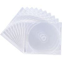 サンワサプライ Blu-ray・DVD・CDケース（スリムタイプ・10枚セット・クリア） FCD-PU10CLN 1個