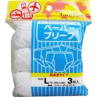 ヨック ペーパーブリーフ 前あきタイプ Lサイズ 3枚入×12セット 4580179941930（直送品）