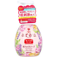 サラヤ arau.(アラウ) 泡フェイスソープ 本体 200mL×24セット 4973512238635（直送品）