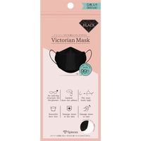サムライワークス　ヴィクトリアンマスク Victorian Mask(BLACK) 1セット（5枚入×5袋）（取寄品）