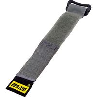 RIP-TIE（リップタイ） ケーブルラップ バックル 25.4mmX152.4mm 100本入 灰 HB-06-100-GY（直送品）