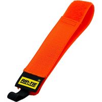 RIP-TIE（リップタイ） ケーブルラップ ゴムひも 25.4mmX609.6mm 100本入 オレンジ HE-24-100-O（直送品）