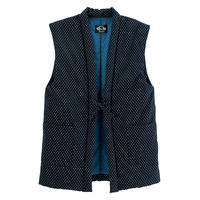 セルヴァン 久留米織わた入りちゃんちゃんこ 紺 a3545710 1着（直送品）