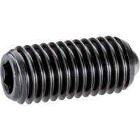 ロームヘルド・ハルダー HALDER スプリングプランジャ ボール六角穴付 快削鋼 ボール径2 22031.0005 1個 106-8517（直送品）