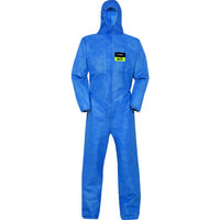 ウベックス UVEX 化学防護服 5/6 エアー 7448 ブルー L 8997611 1着 149-3186（直送品）