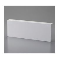 日本緑十字社 高輝度蓄光ステッカー標識貼付用プレート TCP1030 天井用・L型 110×305mm 377051 1枚（直送品）