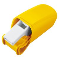 ヘルメット用ホイッスルホルダー(溝付き・溝なし兼用タイプ) STYー6701 37.5×91.5×47.5mm 241072 1個（直送品）