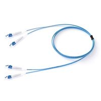 冨士電線 EMーFSDKーG50+LCP+LCPー2W 2芯メガネコード OM2 両端LCコネクタ付 2m物 1本（直送品）