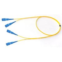 冨士電線 EMーFSDKーSM15W+SCSP+SCSPー2W 2芯メガネコード OS2 両端SCコネクタ付 2m物 1本（直送品）