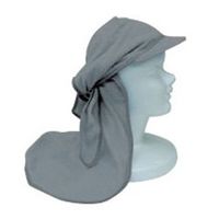 カヴァーワーク つば付き頭カバー グレー 4320ーGR 1セット(6個)（直送品）