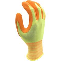 カヴァーワーク 15G天然ゴム背抜き手袋 オレンジ LLサイズ FTー311101LL 1セット(12双)（直送品）