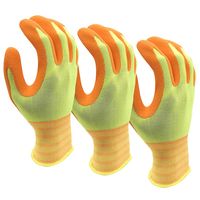 カヴァーワーク 15G天然ゴム背抜き手袋 3双組 イエロー Mサイズ FT311101ー3YE M 1セット(4組)（直送品）