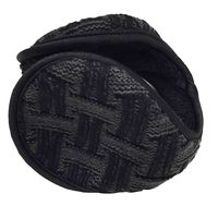 カヴァーワーク 格子イヤーマフ ブラック AGー32 BK 1セット(5個)（直送品）