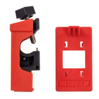 日本緑十字社 クランプオンサーキットブレーカーロックアウト CBLー120 55.9×20.3×17.8mm 195051 1個（直送品）