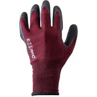 CUC DiVaiZ 天然ゴム発泡カバーリング手袋 赤黒杢 Lサイズ 2030AZー163ーL 1セット(12双)（直送品）