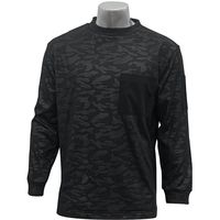 藤原産業 SK11 蓄熱裏起毛 ミドルネック ダークカモフラ 3Lサイズ 721074DKー3L 1セット(3枚)（直送品）