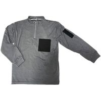 藤原産業 SK11 蓄熱裏起毛 ハーフジップ チャコールグレー Lサイズ 721132CHGーL 1セット(3枚)（直送品）