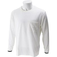 藤原産業 NEOCROWS ハイブリットロングスリーブ ホワイト Lサイズ 202092WHーL 1セット(3枚)（直送品）