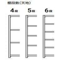 明興関包スチール 軽中量ボルトレスラック 150kg連結 SR15ー6330ー6R 1台（直送品）