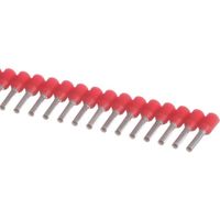 PANDUIT CTー1000用絶縁付きフェルール端子 赤 500個入り FSD77ー8ーDSL2 1袋(500個)（直送品）
