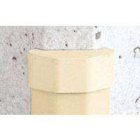 マックス コーナーガード用キャップ 65x65 レモンイエロー KMAXー874 1セット(4個)（直送品）