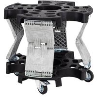 AHCON アーコン ホイールトロリー イージーリフト式 0154ー70003CKWT2BーR 1台（直送品）