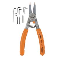 LANGTOOLS ラングツール スナップリングプライヤー 軸穴兼用 爪交換式 1434 1丁（直送品）