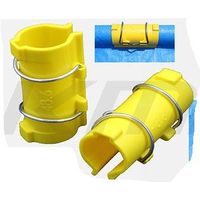 マックス 単管シート止めクリップCパッカー 48.6φ用 KMAXー315 1セット(120個)（直送品）