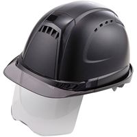 藤原産業 TOYO メタリックマットヘルメット NO.391FSMMBK 1個（直送品）