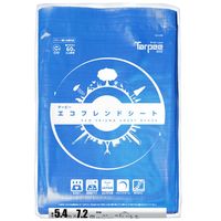 萩原工業 ターピー エコフレンド#3，000 小畳 5.4m×7.2m ブルー 01604 1枚（直送品）