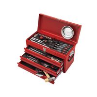 KTC 54点組 9.5SQ 自動車・二輪整備用 インチサイズ スタンダードセット ツールチェスト レッド 【2025年SKセール】 SK3（直送品）
