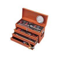 KTC 60点組 12.7SQ 自動車・二輪整備用 スタンダードセット ツールチェスト オレンジ 【2025年SKセール】 SK46026X（直送品）