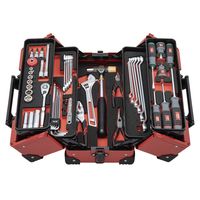 KTC 56点組 9.5SQ 自動車・二輪整備用 スタンダードセット 両開きメタルケース レッド 【2025年SKセール】 SK35626W（直送品）