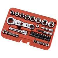 JTC 43PCS ダブルエンド首振りラチェットソケットセット JTC7353 1個（直送品）