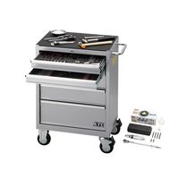 KTC 72点組 9.5SQ 自動車・二輪整備用 エキスパートセット ローラーキャビネット シルバー 【2025年SKセール】 SK3722（直送品）