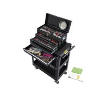 KTC 98点組 6.3SQ・9.5SQ 自動車・二輪整備用 エキスパートセット チェスト・ツールワゴン ブラック 【2025年SKセール】（直送品）