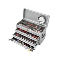 KTC 80点組 9.5SQ 自動車・二輪整備用 スタンダードセット ツールチェスト シルバー 【2025年SKセール】 SK38026XS（直送品）