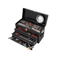 KTC 80点組 9.5SQ 自動車・二輪整備用 スタンダードセット ツールチェスト ブラック 【2025年SKセール】 SK38026XB（直送品）