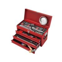 KTC 60点組 12.7SQ 自動車・二輪整備用 スタンダードセット ツールチェスト レッド 【2025年SKセール】 SK46026XR（直送品）
