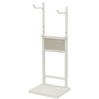 MOJYU 自転車スタンド レック 1台用 ホワイト/ホワイト木目 BCD-002 1台（直送品）