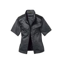 日新被服 半袖ブルゾン TR3552-54-3L シックブラック 1枚（直送品）