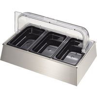 エムテートリマツ ソリッドサラダバーセット ポリカーボネイトタイプ 64-9073-42 1個（直送品）